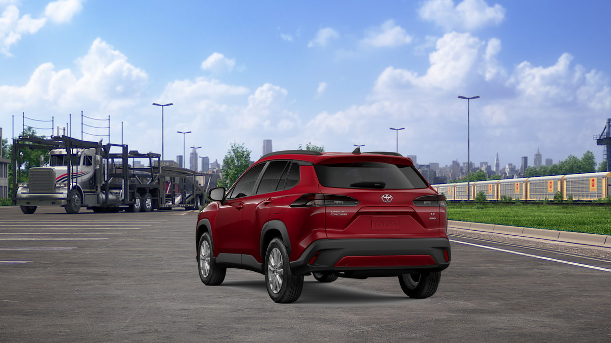 New 2026 Soul Red Crystal Toyota LE image 7