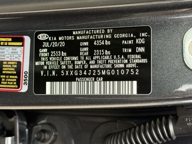 Used 2021 Gray Kia EX image 34