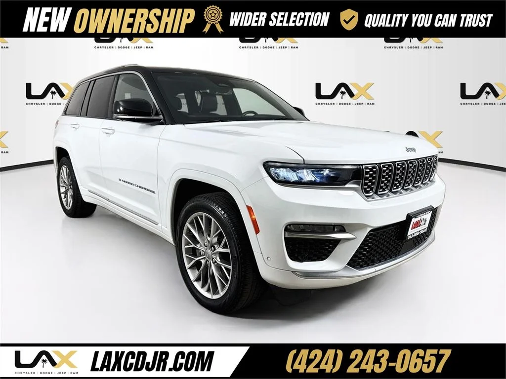 Used 2023 White Jeep Summit 4xe image 1