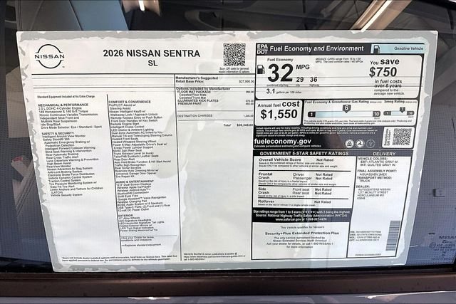New 2026 Atlantic Gray Metallic Nissan SL image 40
