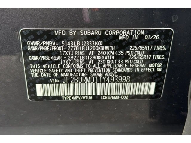 2026 Subaru Outback Wilderness - Photo 54