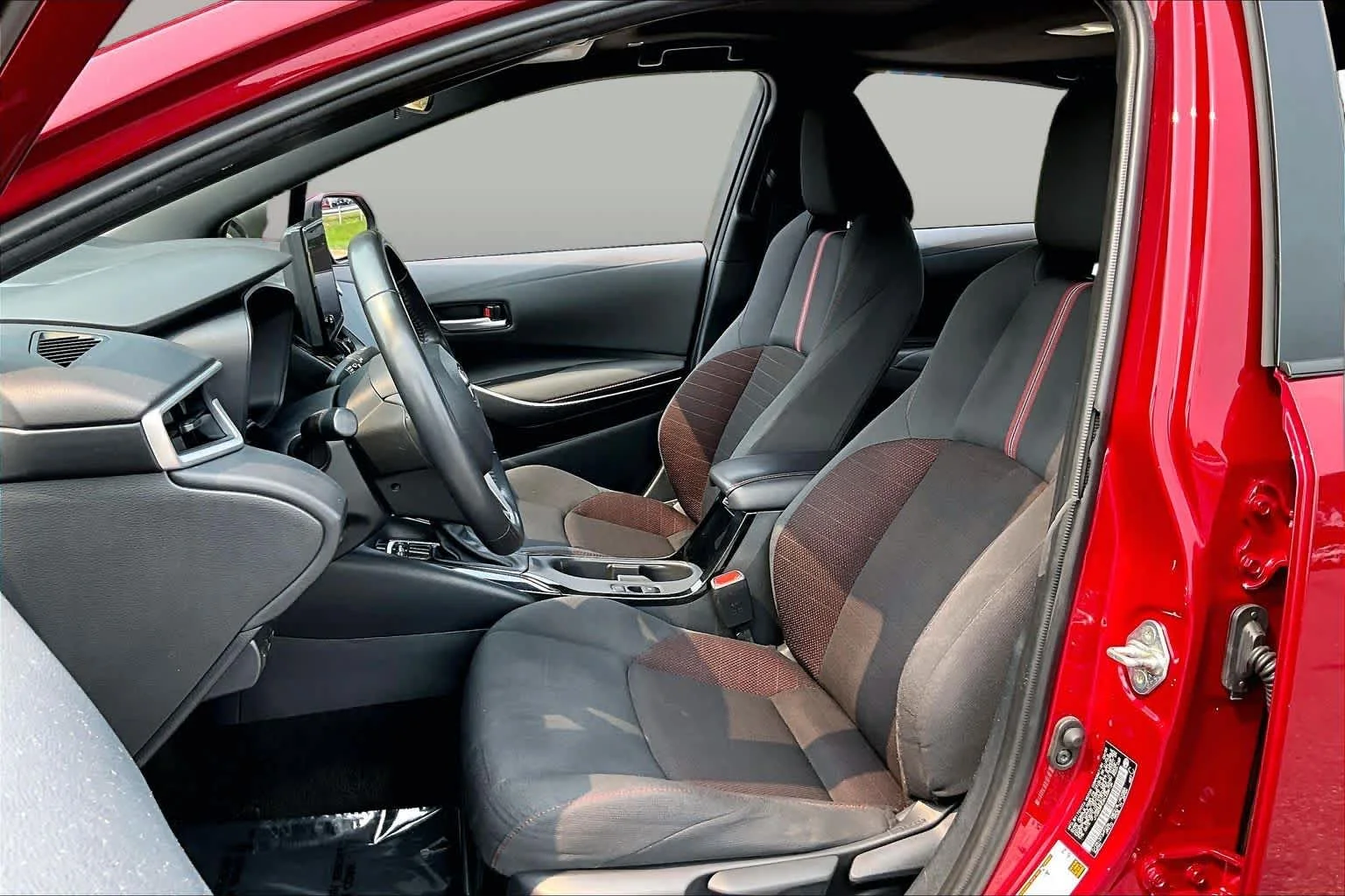 Used 2024 Ruby Flare Pearl Toyota Hybrid SE image 8