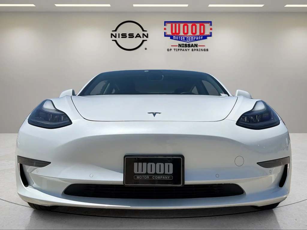 Used 2021 Pearl White Multi-Coat Tesla Standard Range Plus image 6