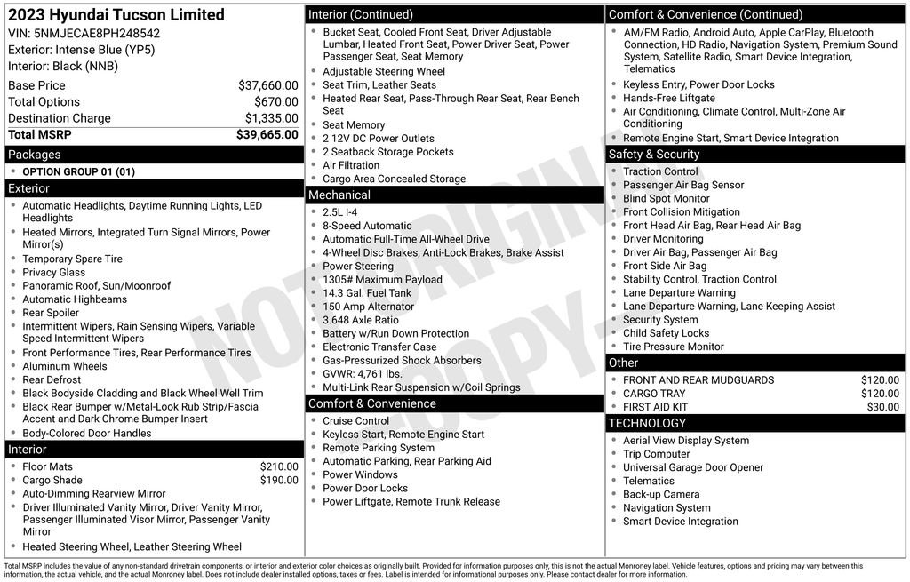 2023 Hyundai Tucson Limited AWD's photo