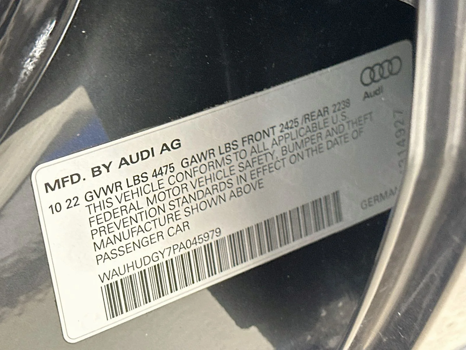 Used 2023 Gray Audi  image 46