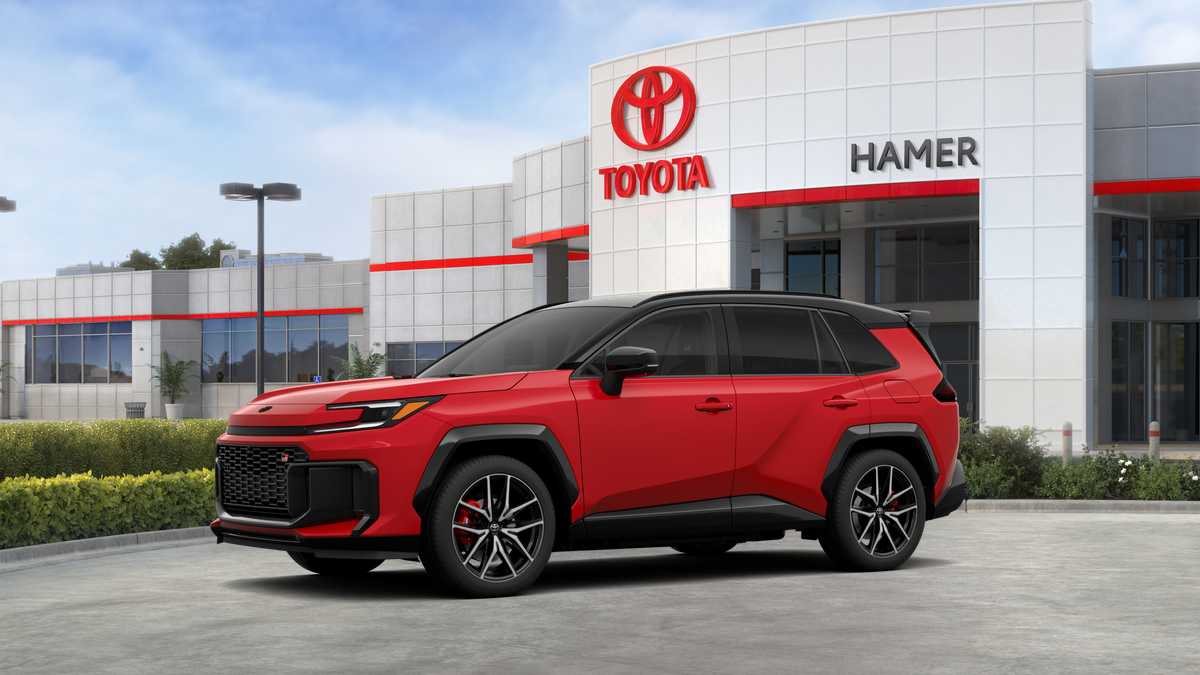 New 2026 Supersonic Red with Midnight Black Metallic roof Toyota GR SPORT image 29