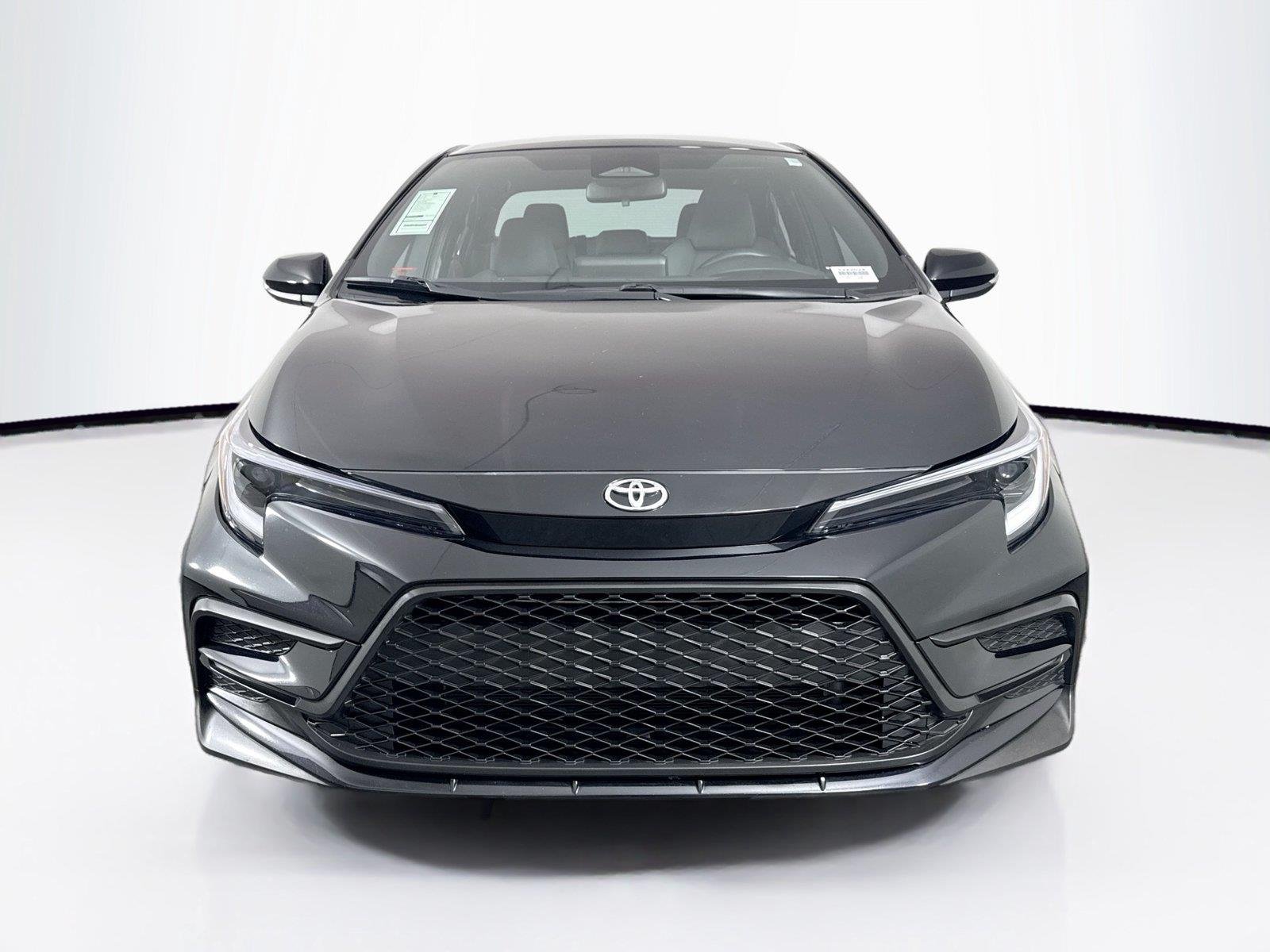 Certified Used 2025 Midnight Black Metallic Toyota SE image 8