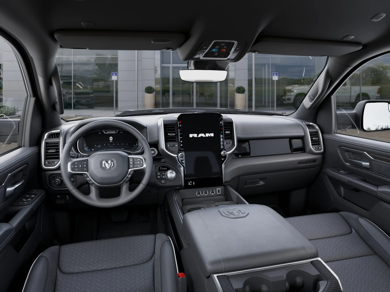 New 2026 Diamond Black Crystal Pearl-Coat Exterior Paint RAM Laramie image 40