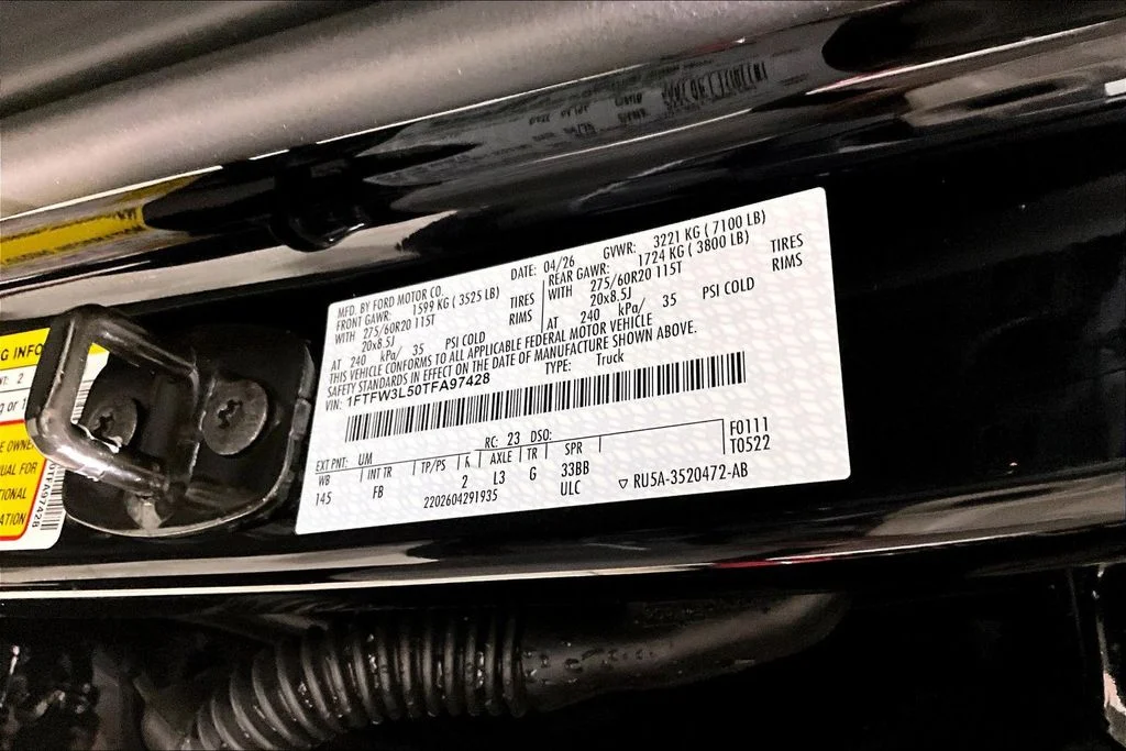 New 2026 Agate Black Metallic Ford XLT image 12