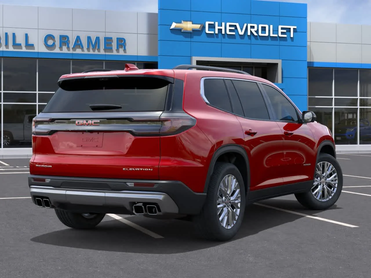 New 2026 Volcanic Red Tintcoat GMC Elevation image 4
