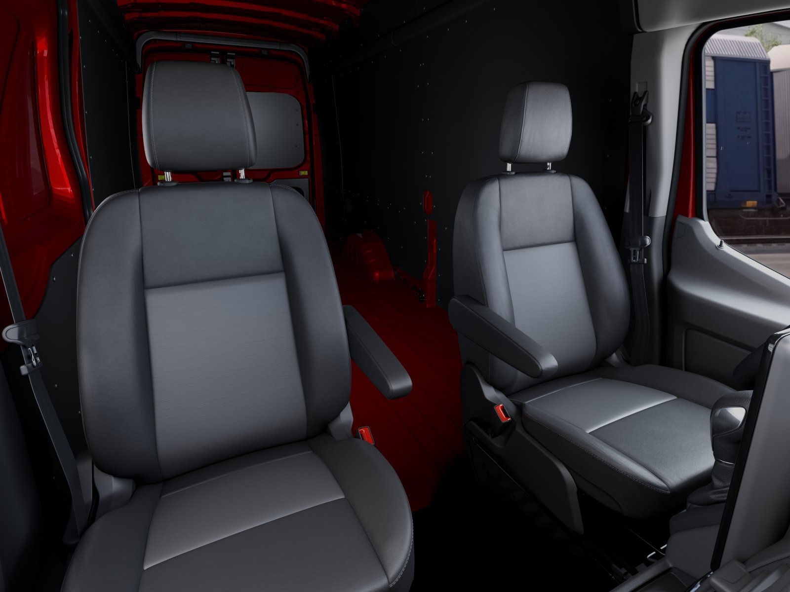 New 2027 Race Red Ford Cargo Van image 10