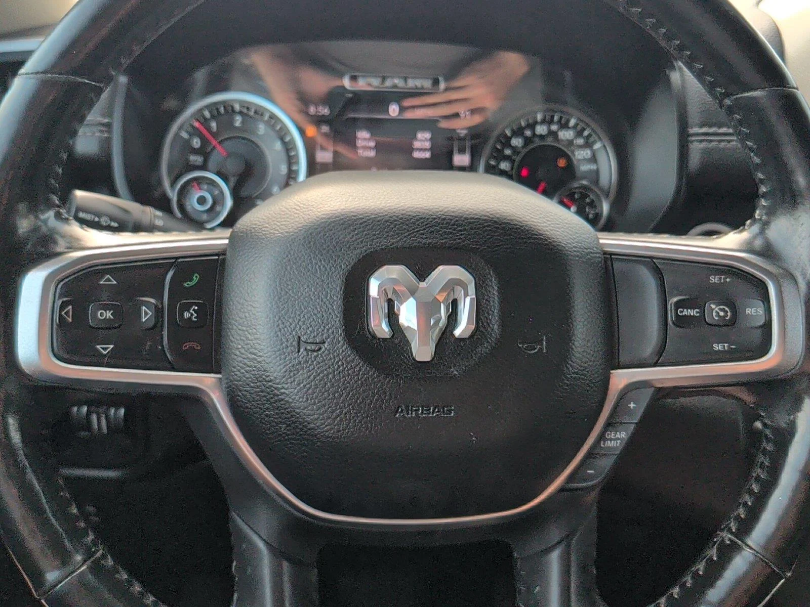 Used 2020 Bright White Clearcoat Ram Laramie image 25