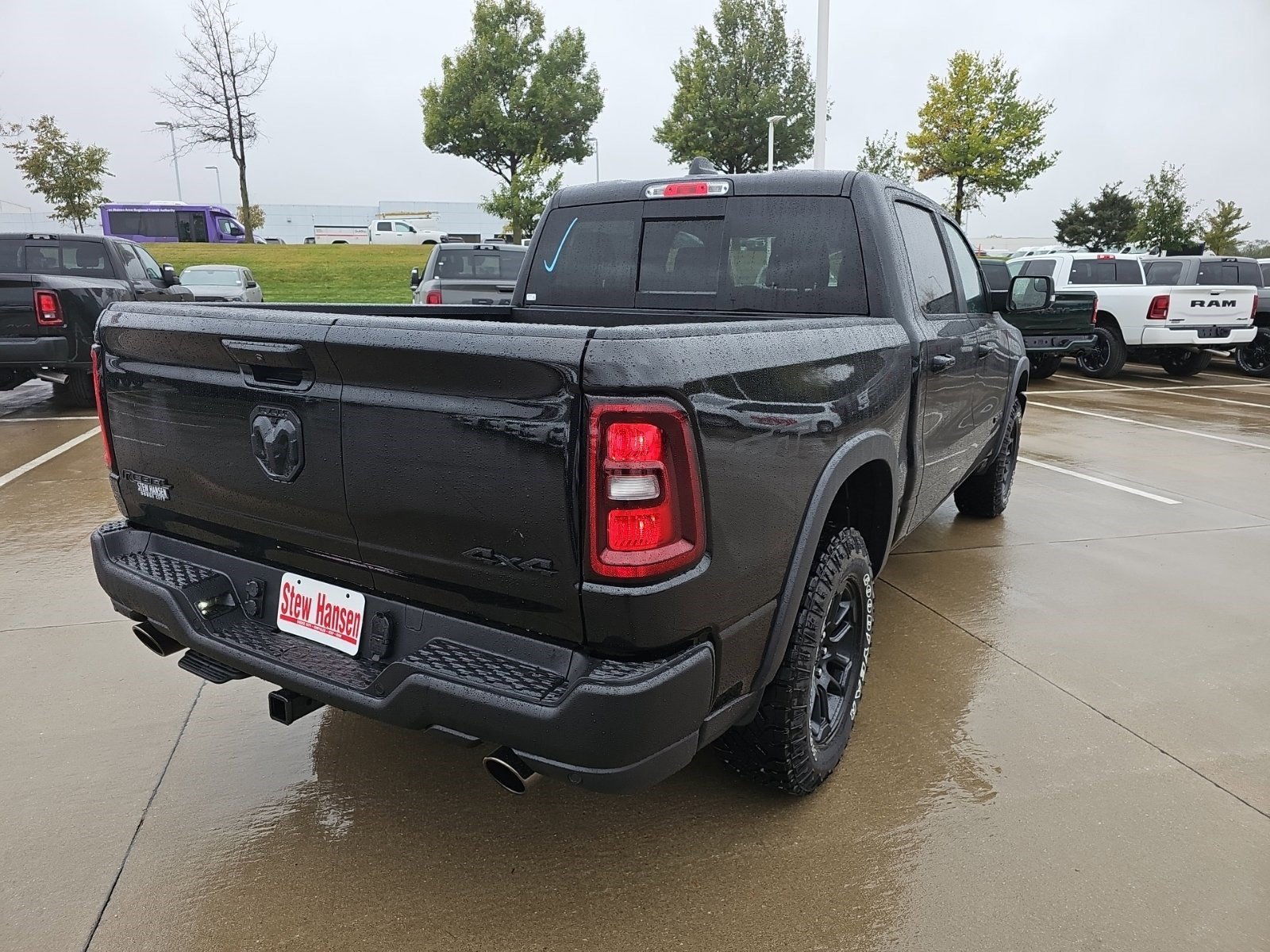 New 2027 Diamond Black Crystal Pearlcoat Ram Rebel image 5