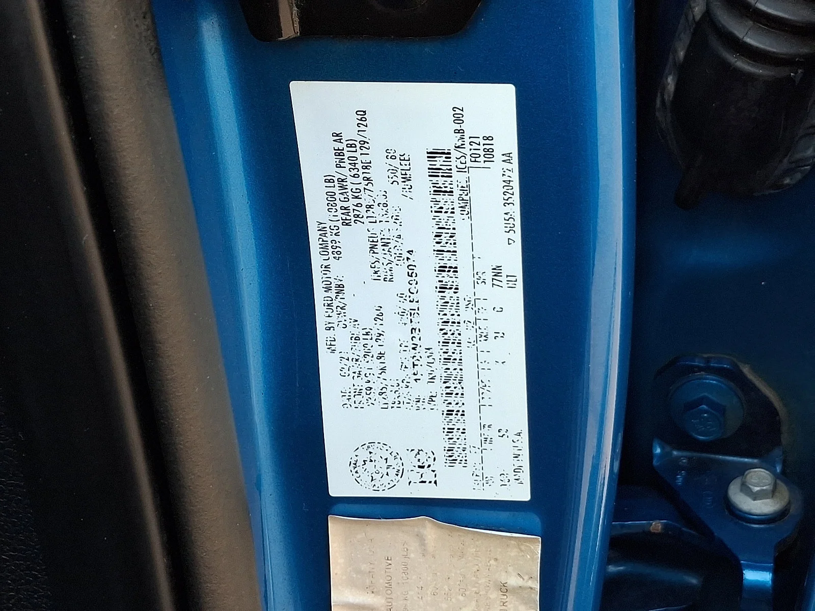 Used 2020 Velocity Blue Metallic   E7 Ford LARIAT image 27