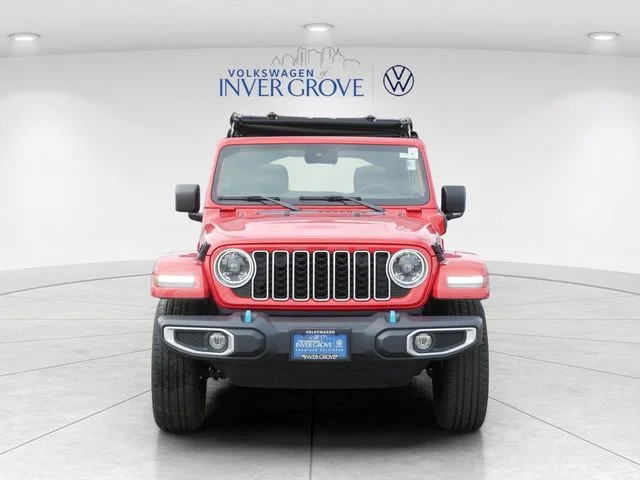 Used 2024 Jeep Wrangler 4xe Sahara 4XE with VIN 1C4RJXP61RW162916 for sale in Inver Grove Heights, Minnesota