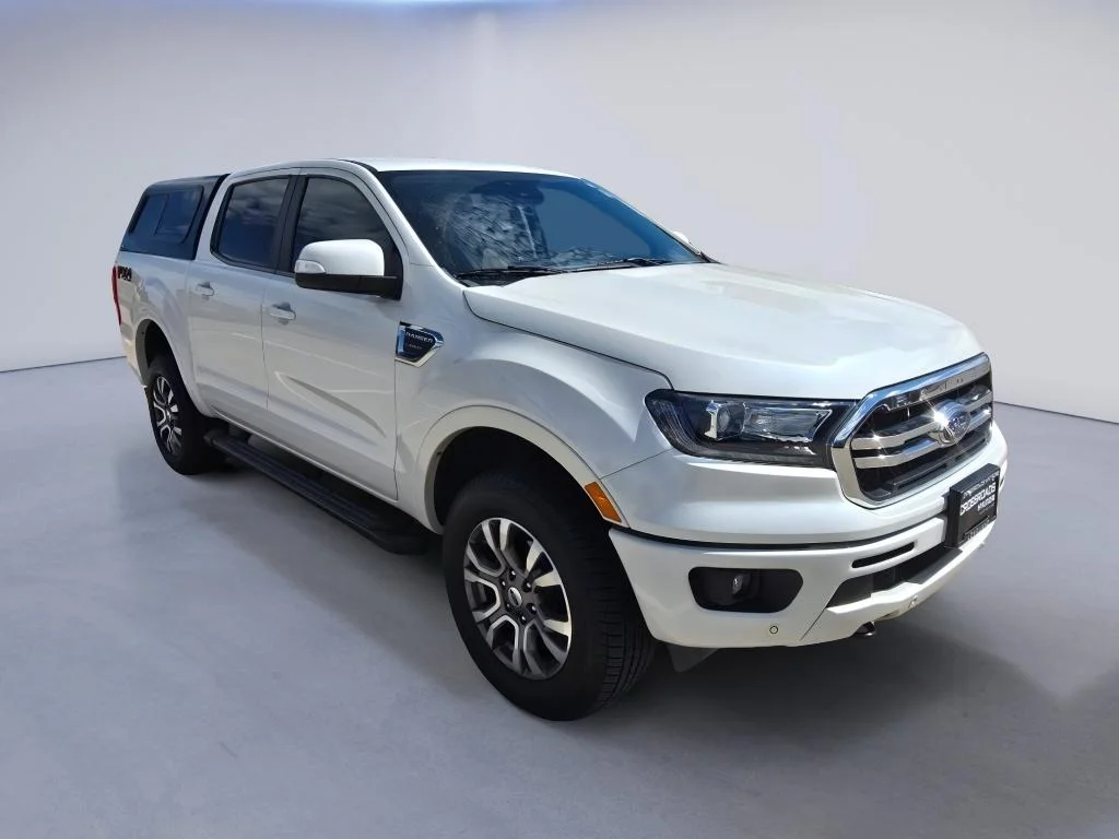 Used 2019 White Platinum Tri-Coat Ford LARIAT image 8