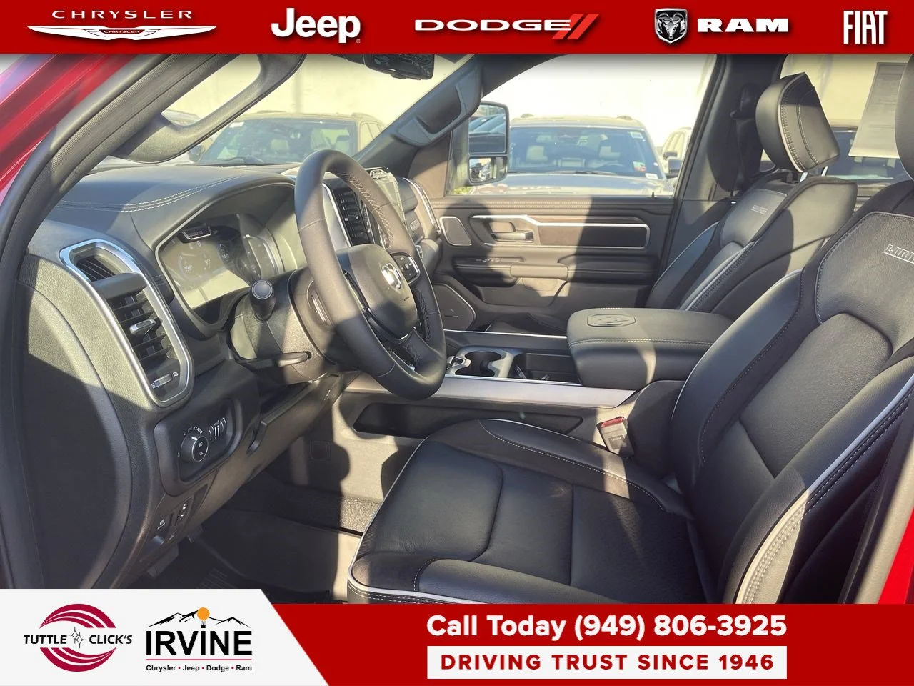 New 2027 Molten Red Pearl-Coat Exterior Paint RAM Laramie image 23