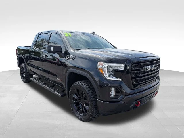Used 2021 Black GMC AT4 image 1
