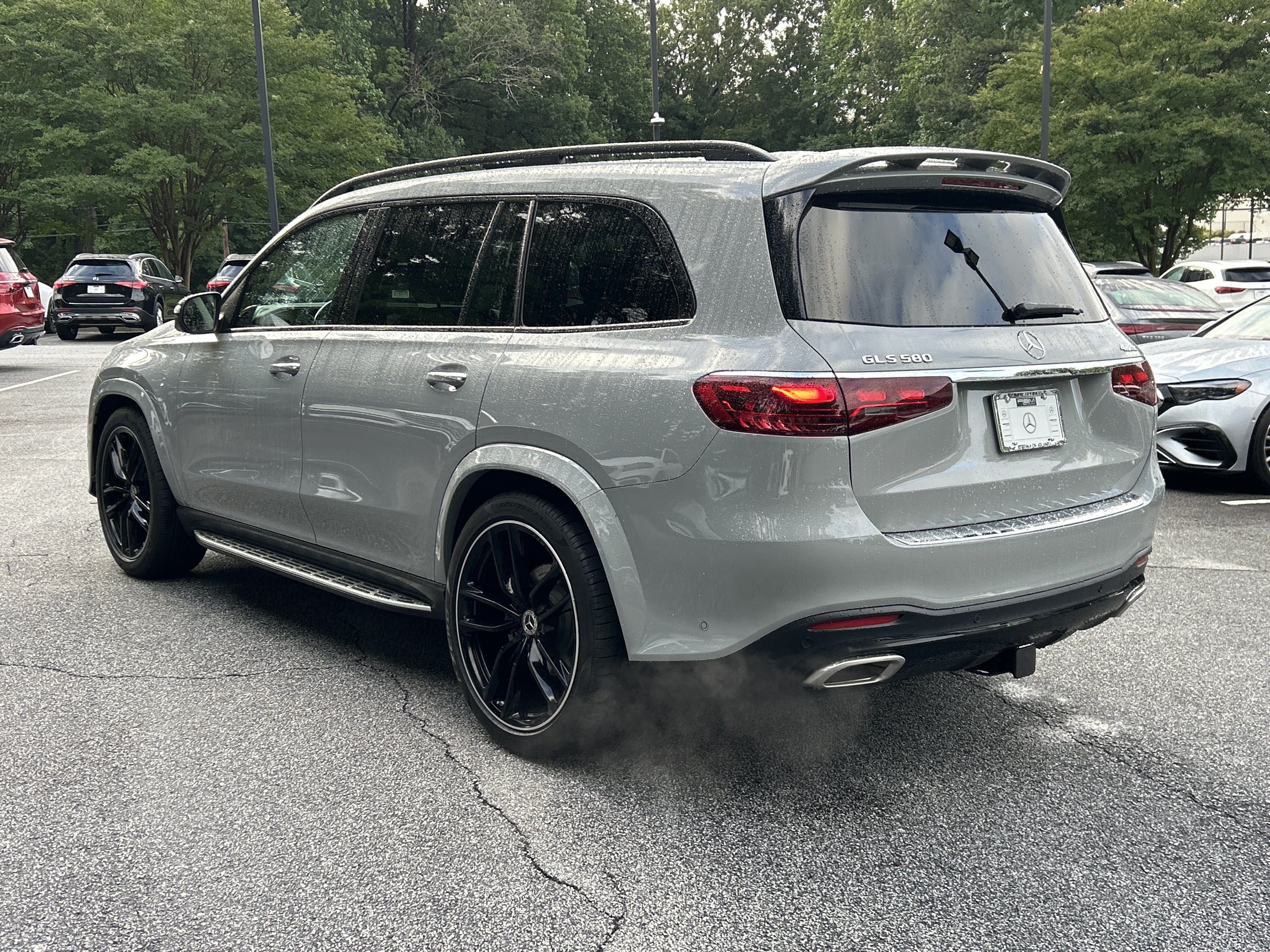 Certified Used 2024 MANUFAKTUR Alpine Grey Mercedes-Benz GLS 580 4MATIC® SUV image 15
