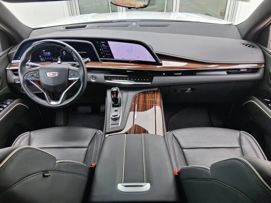 Used 2024 Crystal White Tricoat Cadillac Premium Luxury image 10