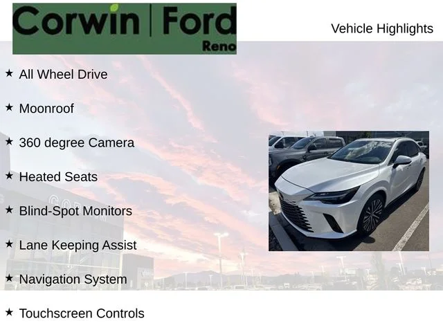 Used 2025 White Lexus 350h Premium Plus image 8