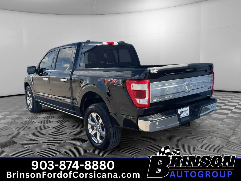 Used 2022 Agate Black Metallic Ford King Ranch image 5
