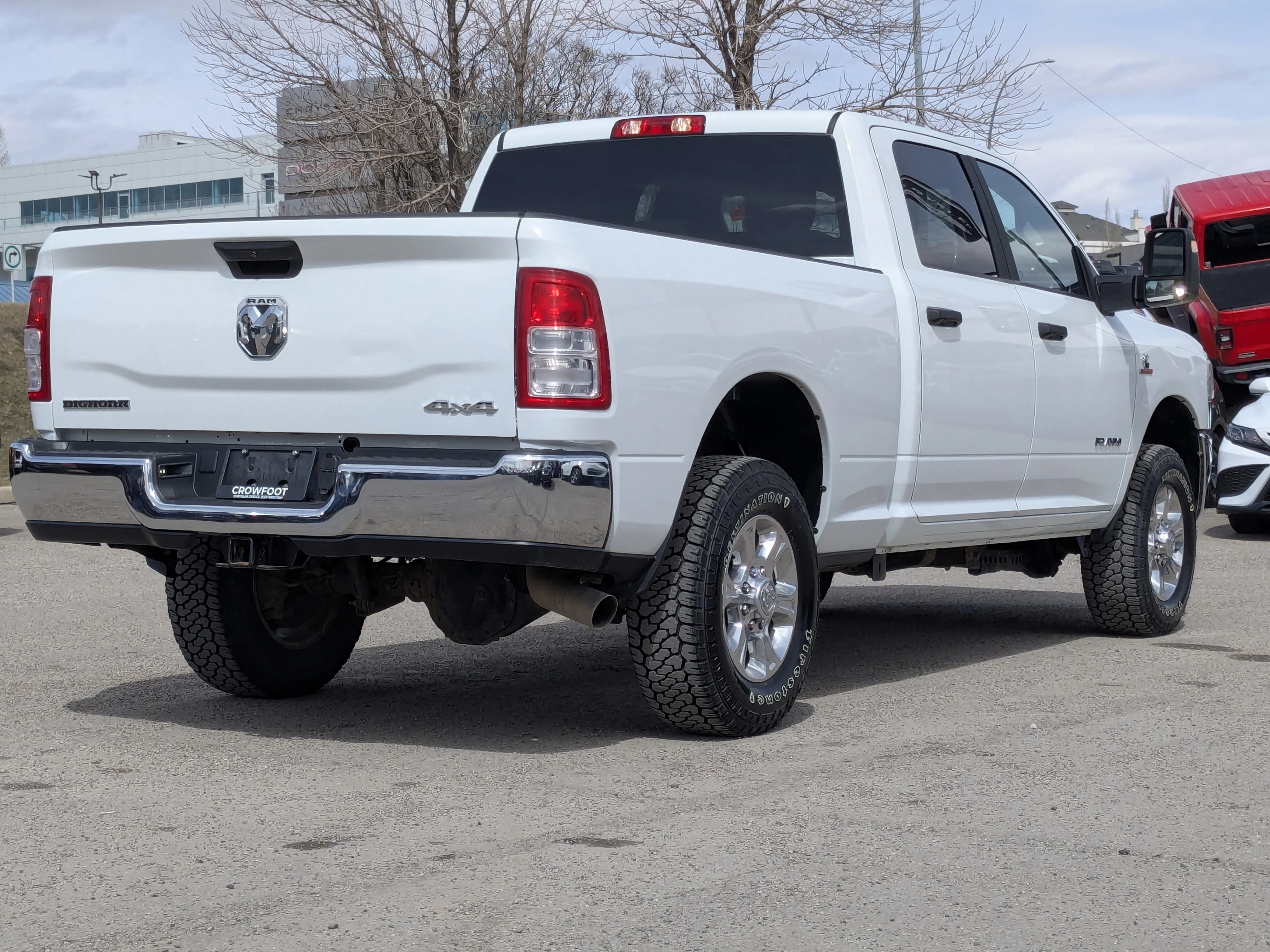 Used 2024 White RAM Big Horn - - Level 1 Equip Grp - Protection Group - OWL On?/Off?Road Tires - 6.7L Cummins Diesel & M image 8