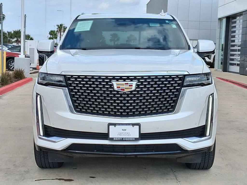 Used 2024 Crystal White Tricoat Cadillac Premium Luxury image 2