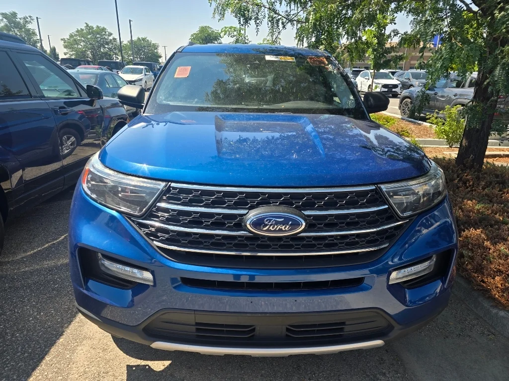 Used 2021 Atlas Blue Metallic Ford XLT image 6