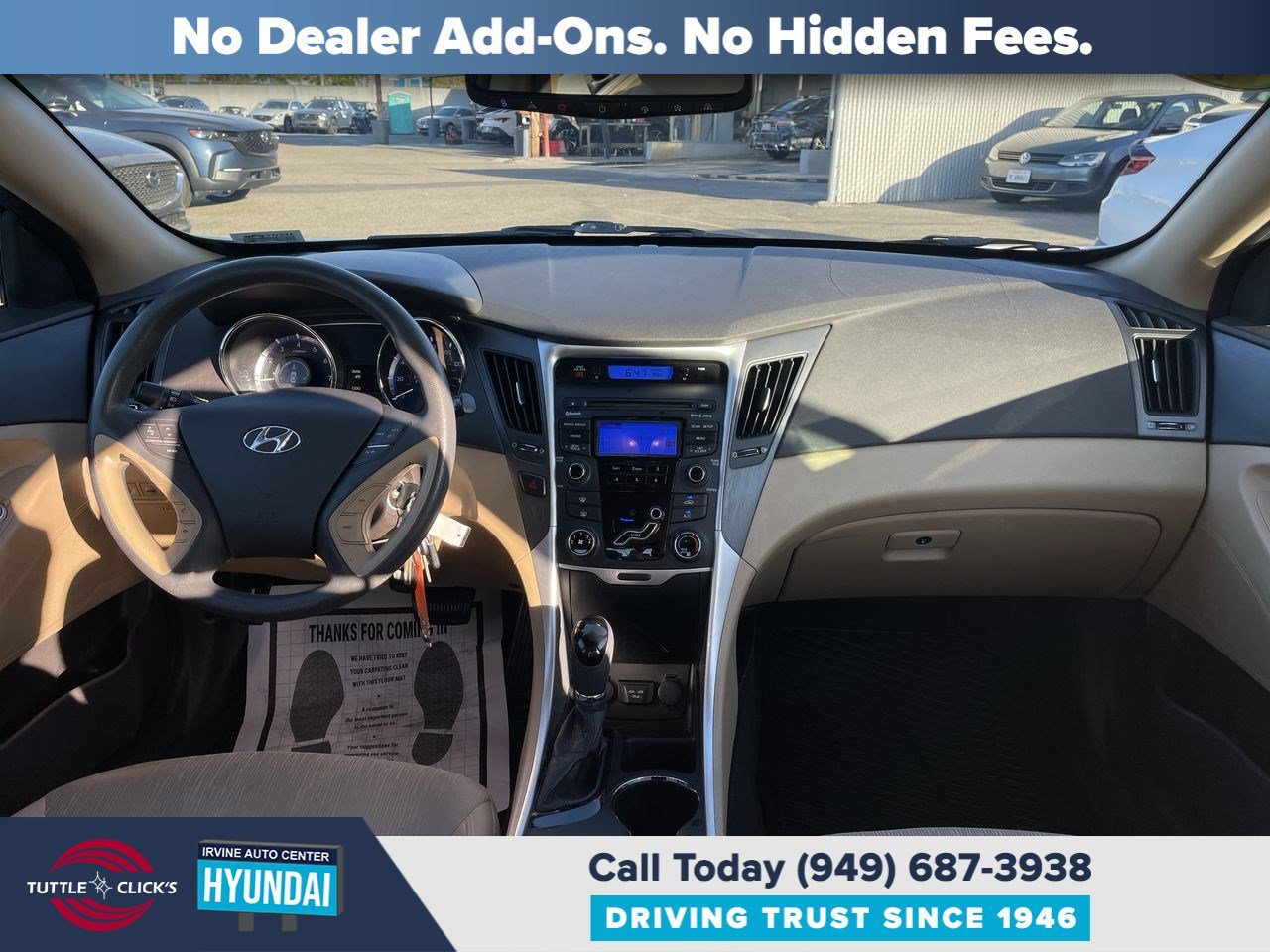 Used 2013 Shimmering White HYUNDAI GLS PZEV image 15