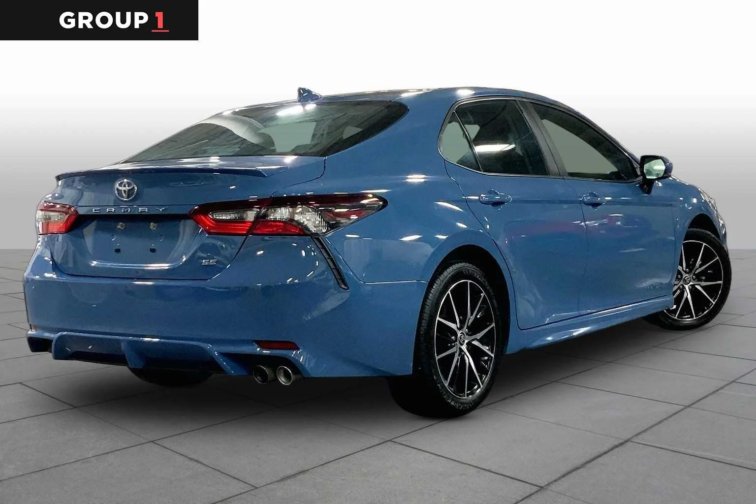 Certified Used 2024 Cavalry Blue Toyota SE image 13