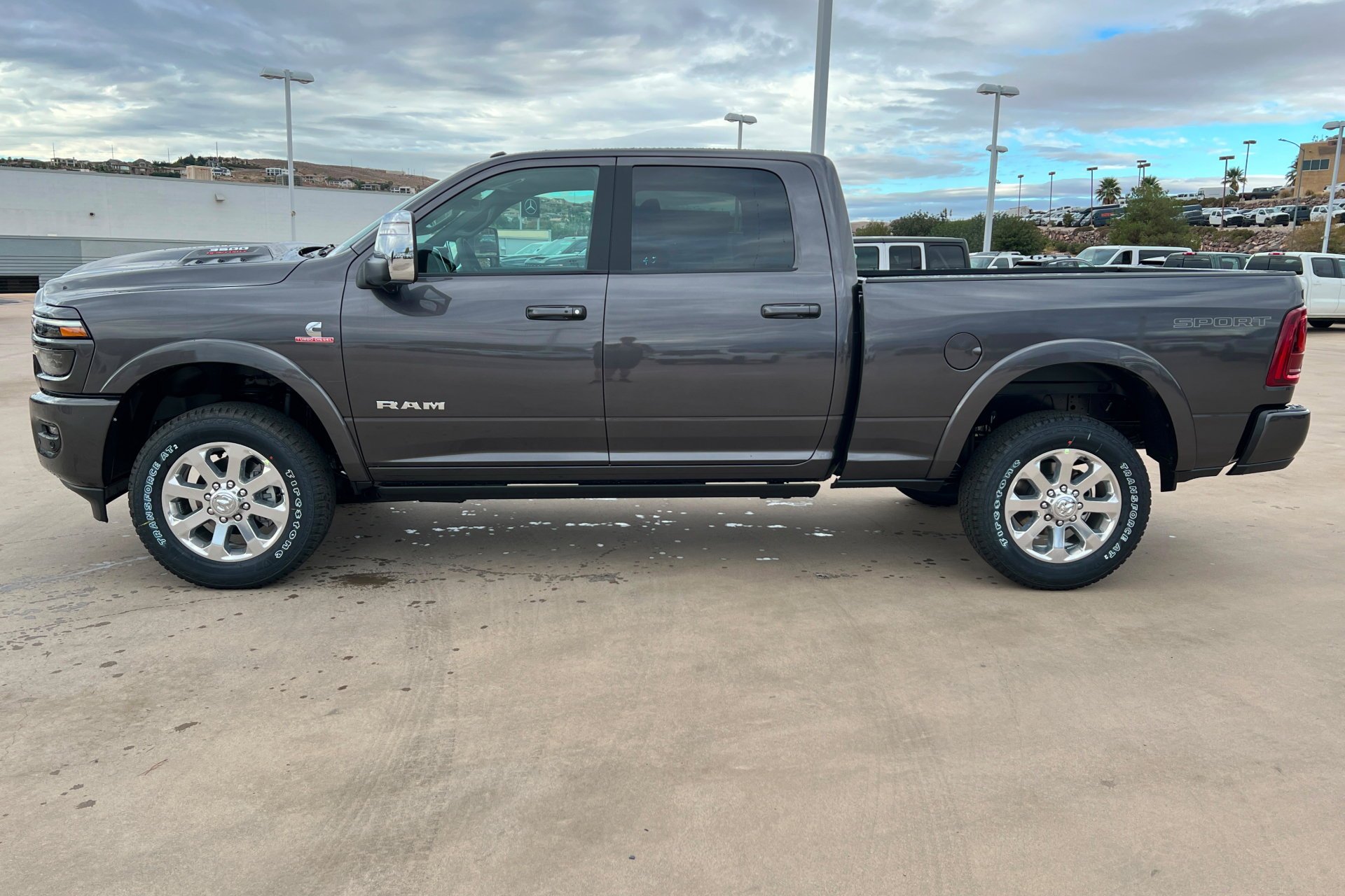 New 2027 Granite Crystal Metallic Clear-Coat Exterior Paint RAM Laramie image 2