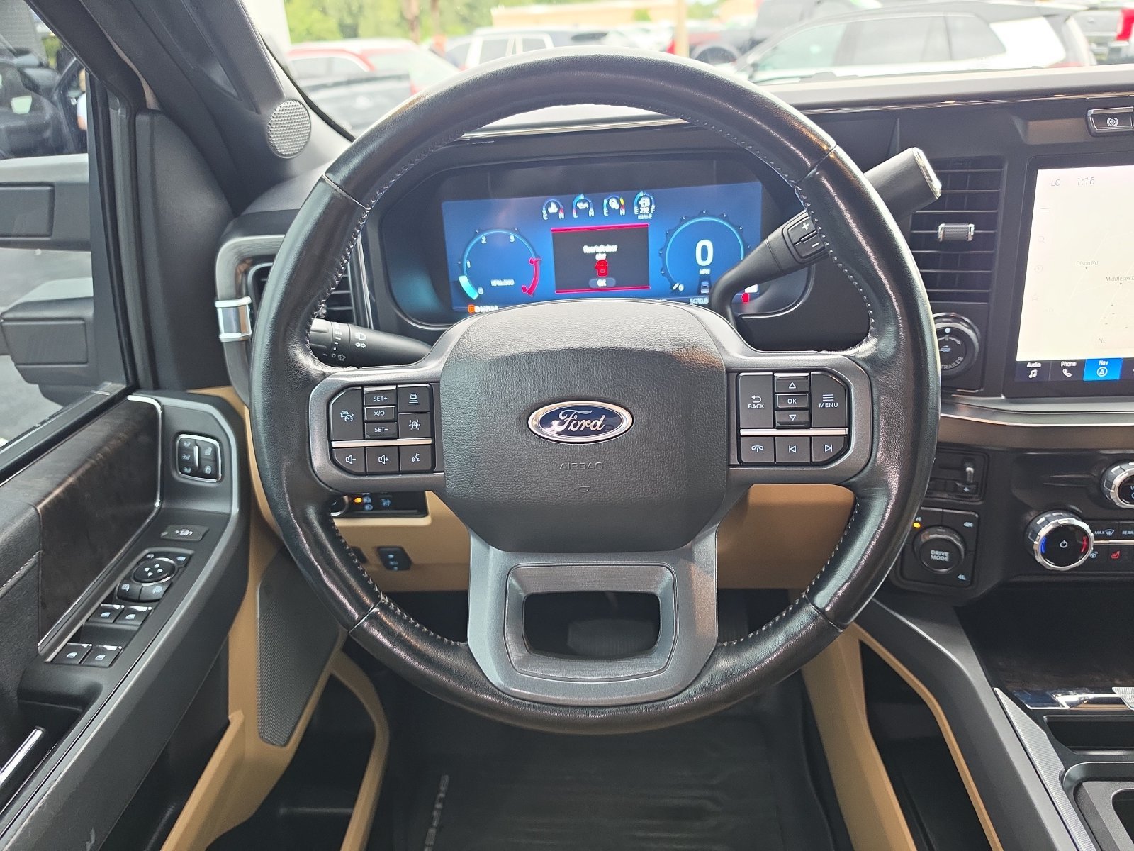 Certified Used 2023 White Metallic Ford Lariat image 11