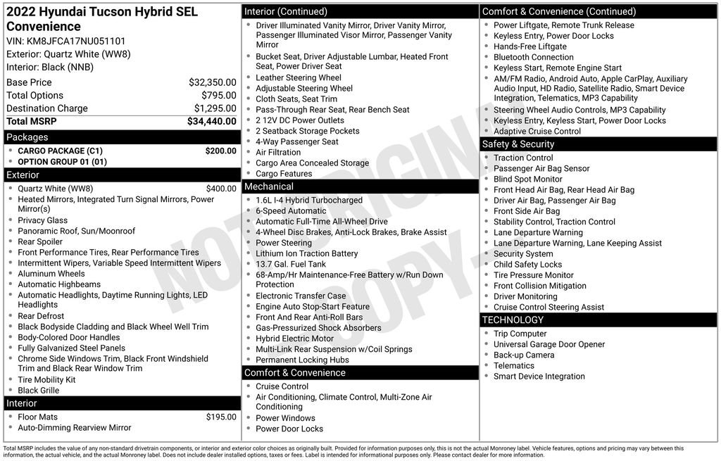 Used 2022 Gray Hyundai SEL Convenience image 6