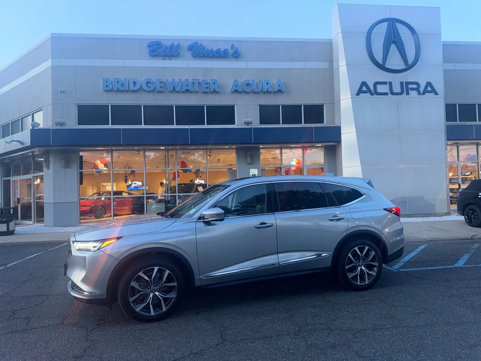 Used 2023 Lunar Silver Metallic Acura SH-AWD w/Tech image 1
