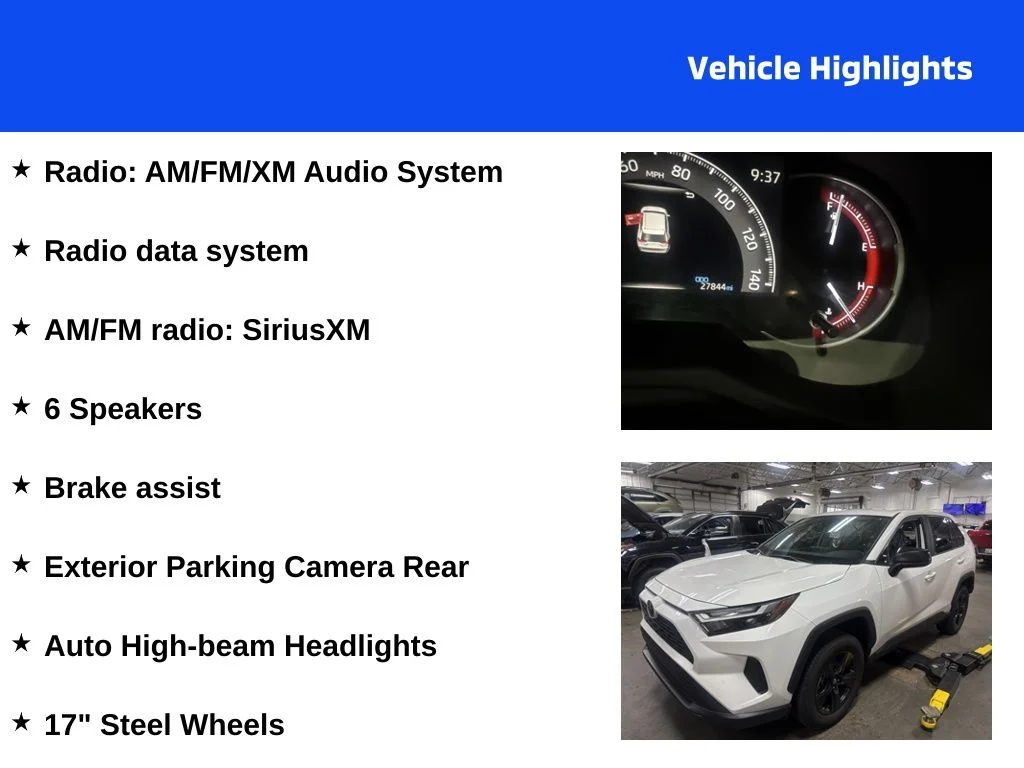 Used 2025 White Toyota LE image 4
