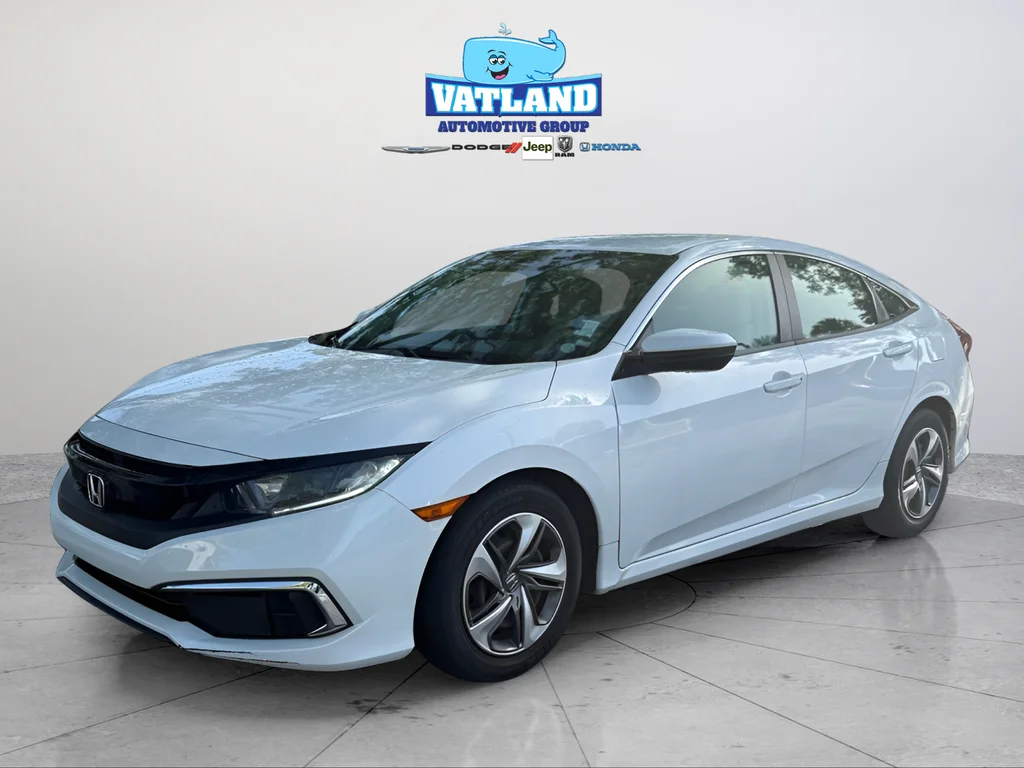 Certified Used 2019 Platinum White Pearl Honda LX image 1