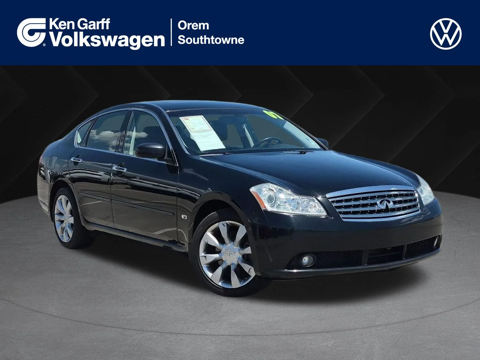 Used 2007 Black Obsidian INFINITI x image 1