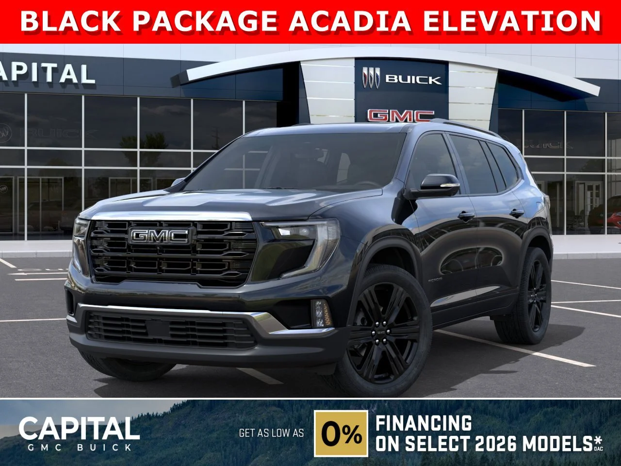 New 2026 EBONY TWILIGHT METALLIC GMC Elevation image 1