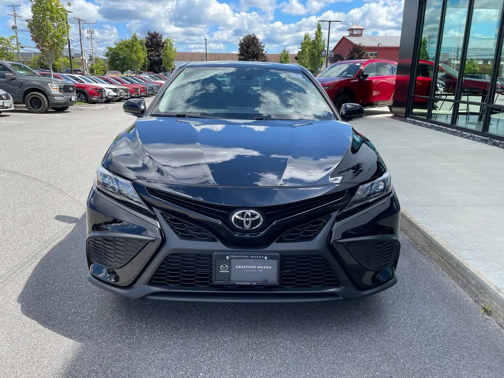 Used 2024 Midnight Black Metallic Toyota SE Nightshade image 2