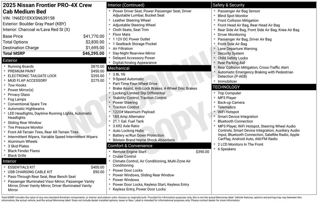 Certified Used 2025 Gray Nissan PRO-4X image 49