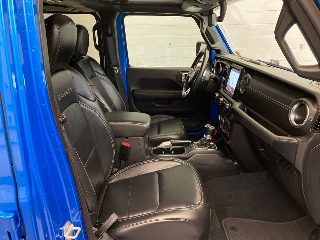 Used 2022 Blue Jeep Unlimited Sahara 4xe image 27