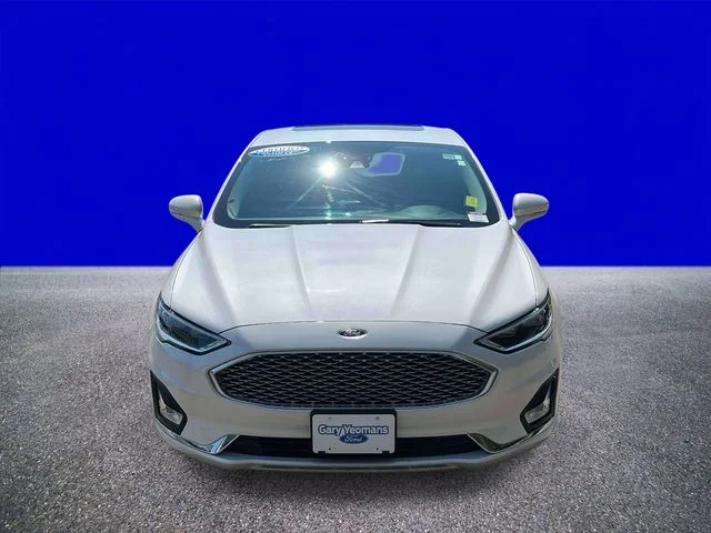 Certified Used 2019 White Platinum Clearcoat Metallic Ford Titanium image 8