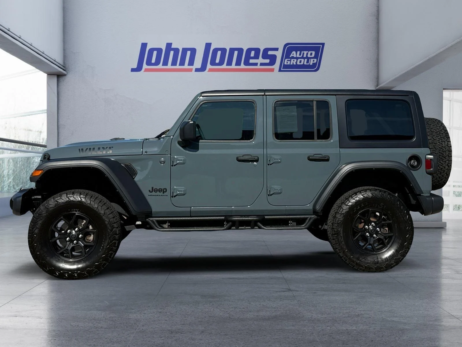 Used 2024 Gray Jeep 4-Door Willys 4x4 image 6