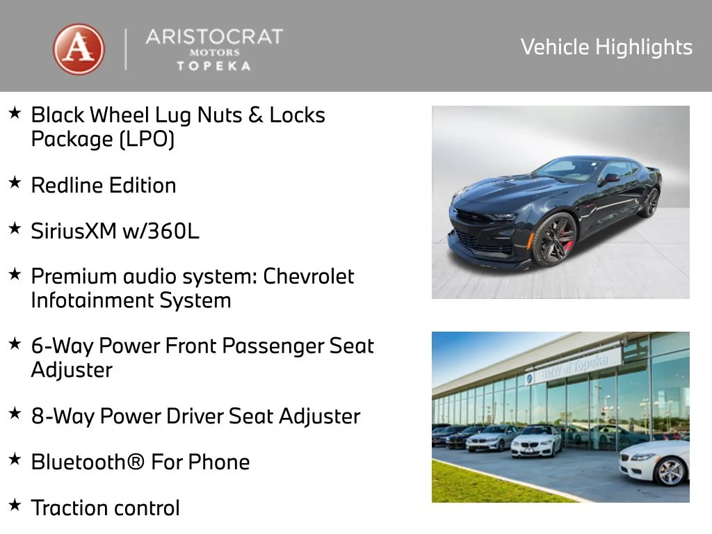Used 2022 Chevrolet Camaro 1SS with VIN 1G1FF1R74N0135271 for sale in Kansas City