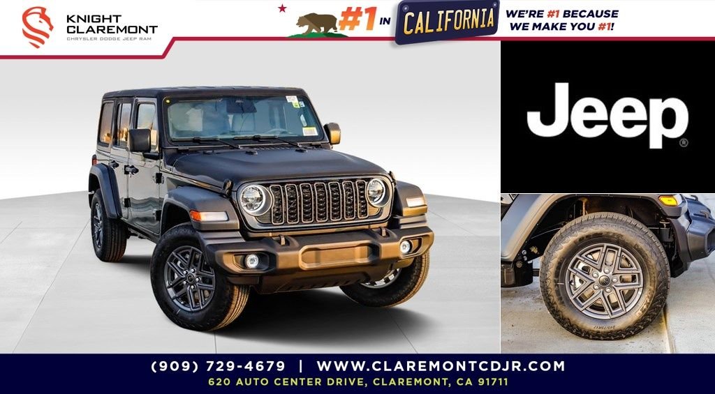 New 2026 Black Clearcoat Jeep Sport S image 1