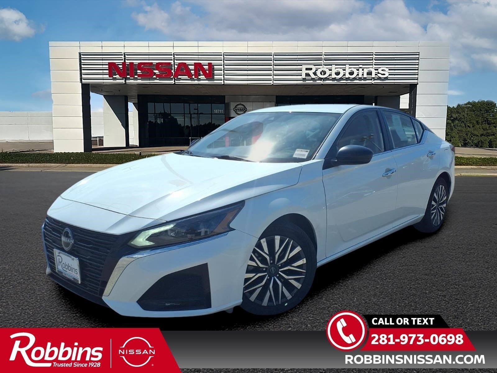 2025 Nissan Altima SV White at Robbins Nissan