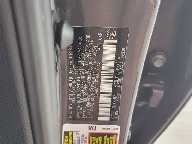 Certified Used 2025 CLOUDBURST GRAY LEXUS ES 300H FWD image 18