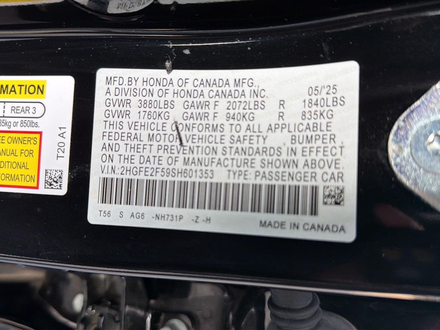 Used 2025  Honda Sport image 38