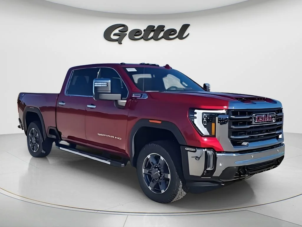 New 2026 Volcanic Red Tintcoat GMC SLT image 2